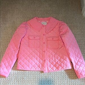 Greylin Pink Quilted Puffer Jacket
